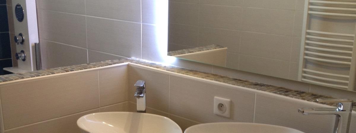 Pose d'une douche et de vasques salle de bain ADS CONSTRUCTION 31